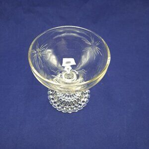 Anchor Hocking Berwick Sherbet Glass With Etched Stars